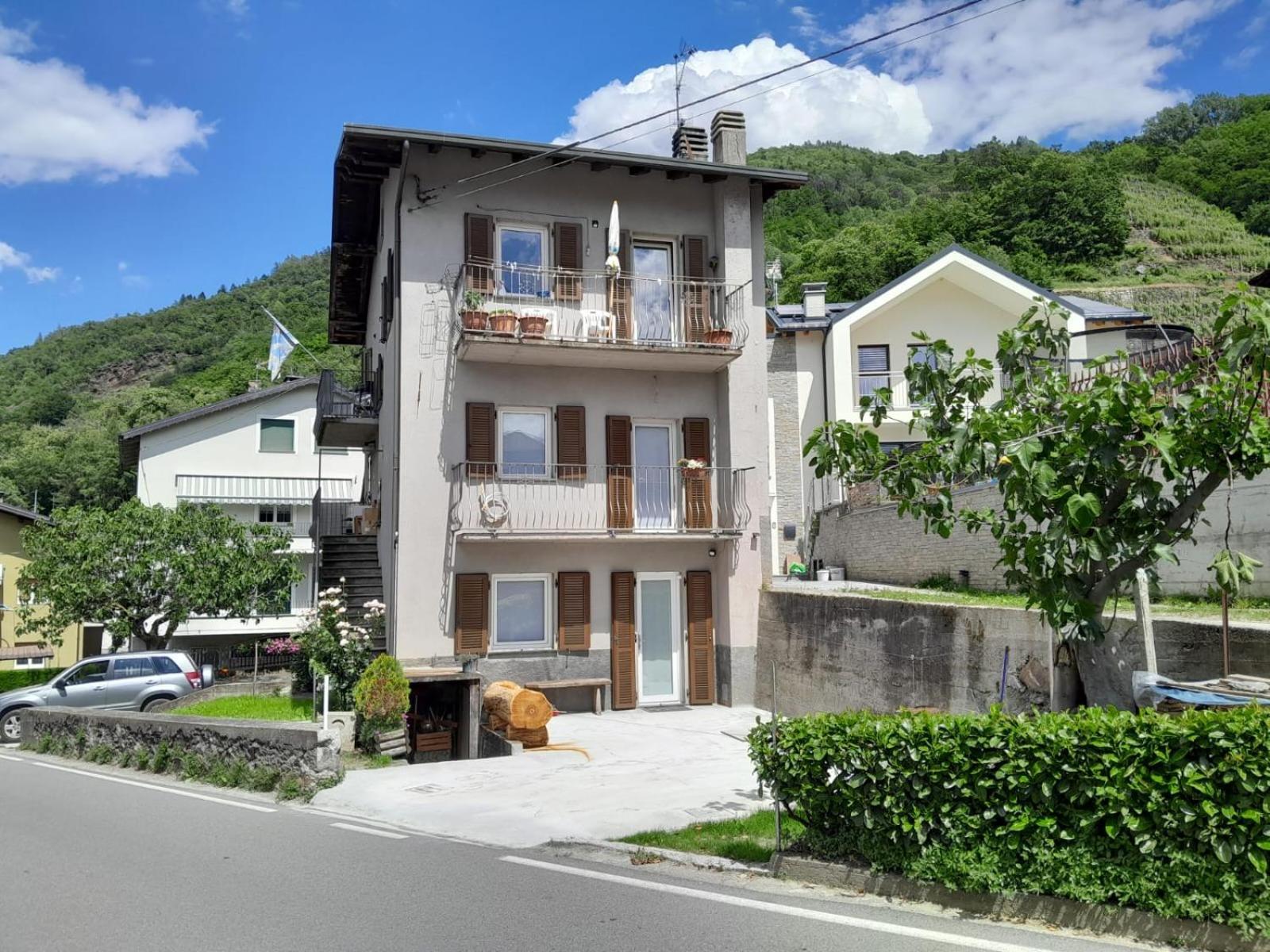 Villa di Tirano Ca Marasciol A 5 Minuti Dal Trenino Rosso Del Bernina Express酒店 外观 照片